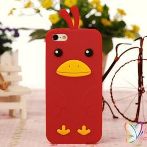 Red Chicken Soft Case For Iphone 5