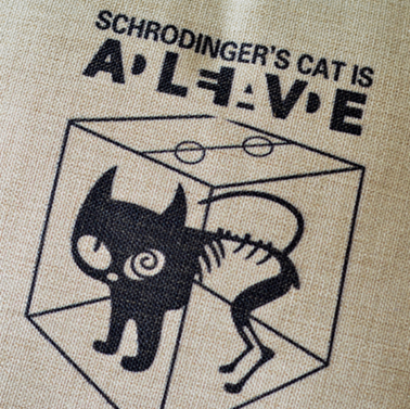 Science Aficionado Print Decorative (cat) Pillow